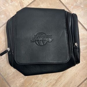 Lakers Leather Toiletry Bag